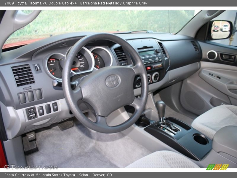 Barcelona Red Metallic / Graphite Gray 2009 Toyota Tacoma V6 Double Cab 4x4