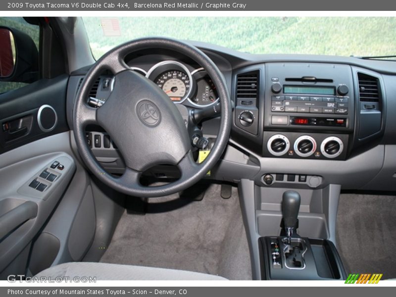 Barcelona Red Metallic / Graphite Gray 2009 Toyota Tacoma V6 Double Cab 4x4