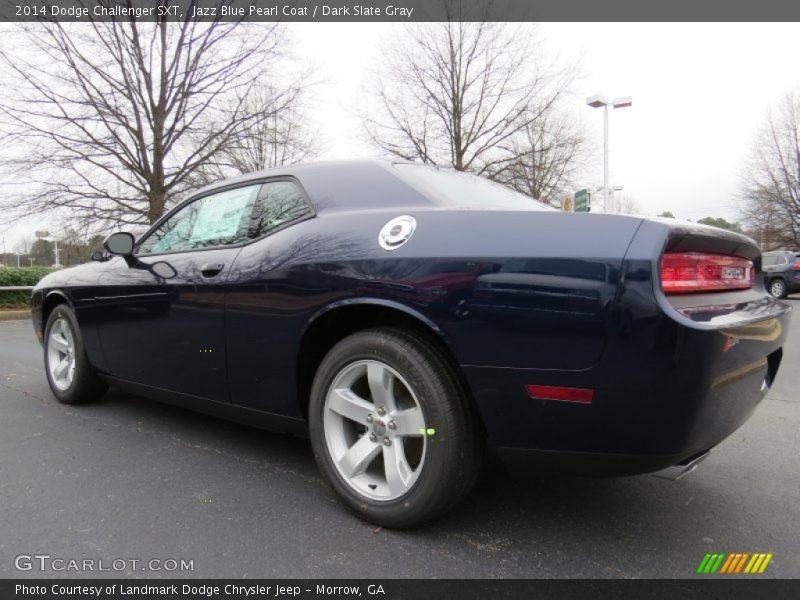 Jazz Blue Pearl Coat / Dark Slate Gray 2014 Dodge Challenger SXT