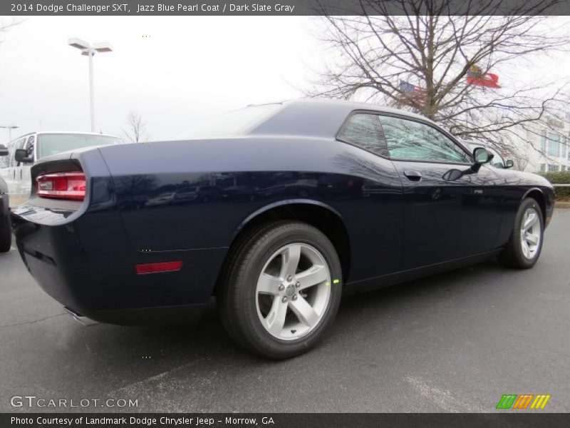 Jazz Blue Pearl Coat / Dark Slate Gray 2014 Dodge Challenger SXT