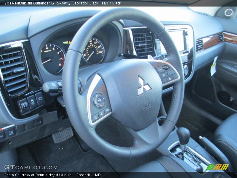 Labrador Black Pearl / Black 2014 Mitsubishi Outlander GT S-AWC