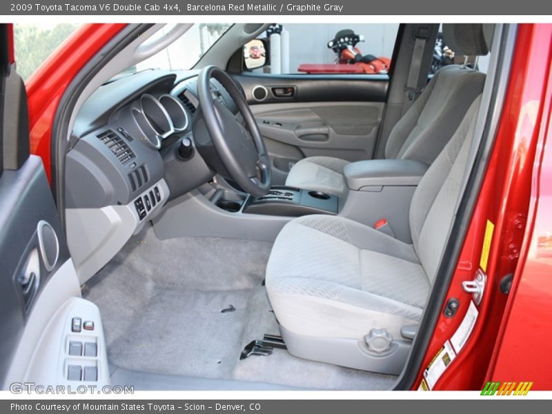 Barcelona Red Metallic / Graphite Gray 2009 Toyota Tacoma V6 Double Cab 4x4