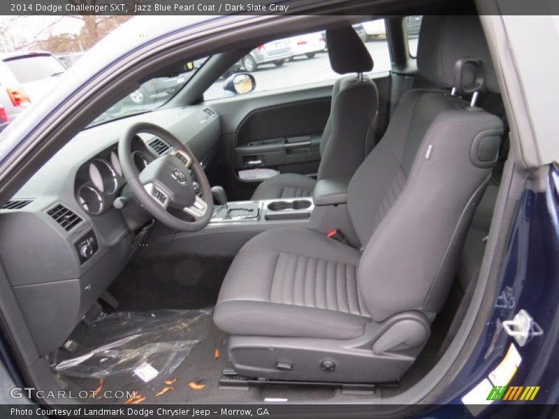 Jazz Blue Pearl Coat / Dark Slate Gray 2014 Dodge Challenger SXT