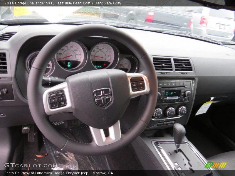 Jazz Blue Pearl Coat / Dark Slate Gray 2014 Dodge Challenger SXT