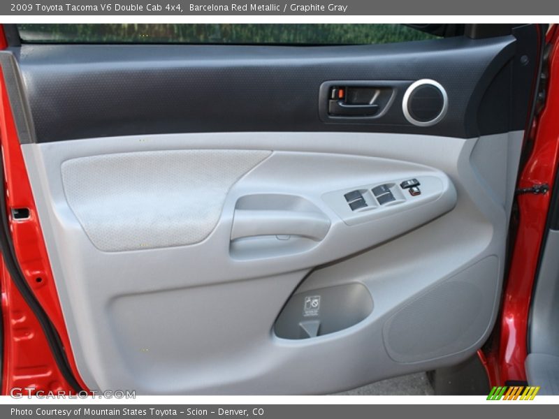 Barcelona Red Metallic / Graphite Gray 2009 Toyota Tacoma V6 Double Cab 4x4