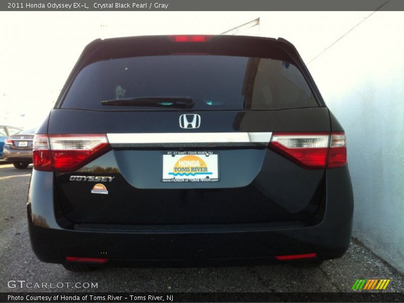 Crystal Black Pearl / Gray 2011 Honda Odyssey EX-L