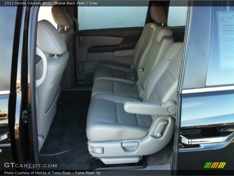 Crystal Black Pearl / Gray 2011 Honda Odyssey EX-L