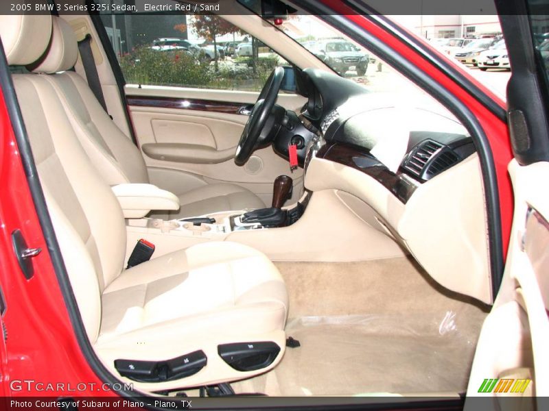 Electric Red / Sand 2005 BMW 3 Series 325i Sedan