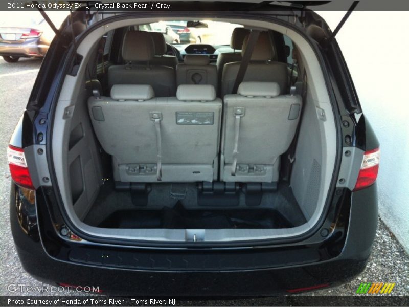 Crystal Black Pearl / Gray 2011 Honda Odyssey EX-L