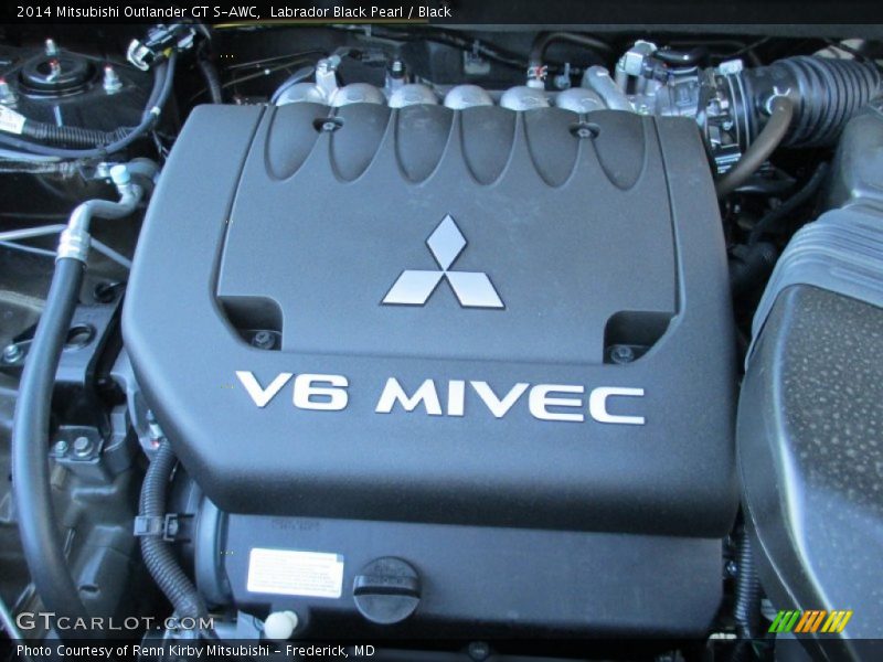 Labrador Black Pearl / Black 2014 Mitsubishi Outlander GT S-AWC