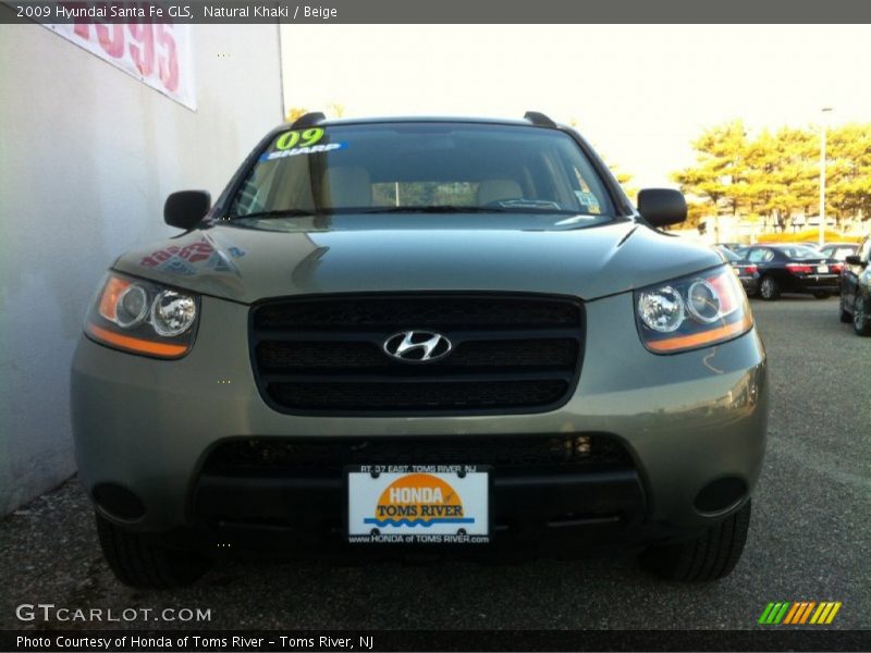 Natural Khaki / Beige 2009 Hyundai Santa Fe GLS
