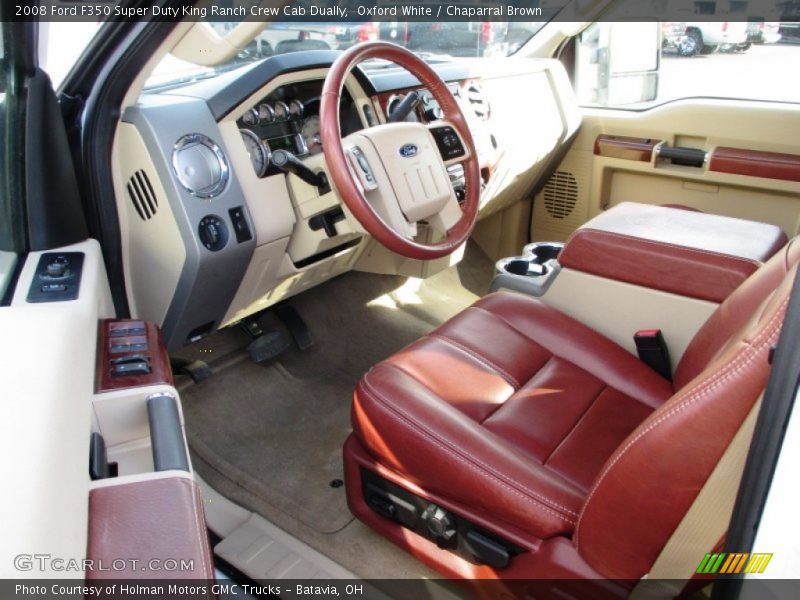 Chaparral Brown Interior - 2008 F350 Super Duty King Ranch Crew Cab Dually 