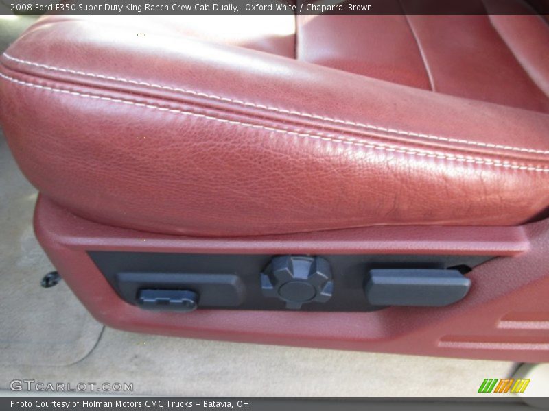 Oxford White / Chaparral Brown 2008 Ford F350 Super Duty King Ranch Crew Cab Dually