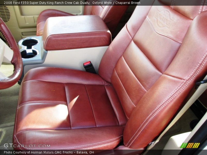 Front Seat of 2008 F350 Super Duty King Ranch Crew Cab Dually