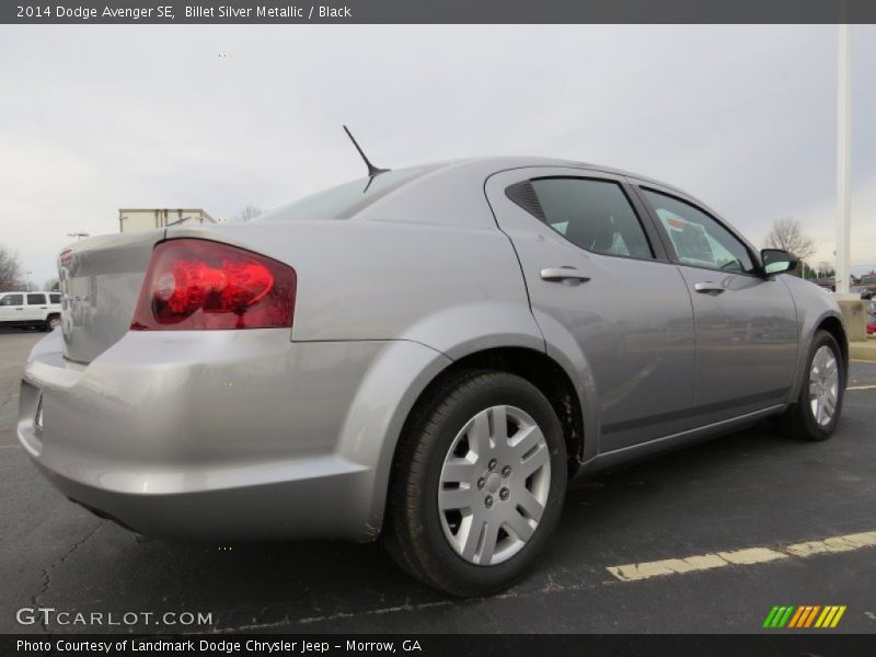 Billet Silver Metallic / Black 2014 Dodge Avenger SE