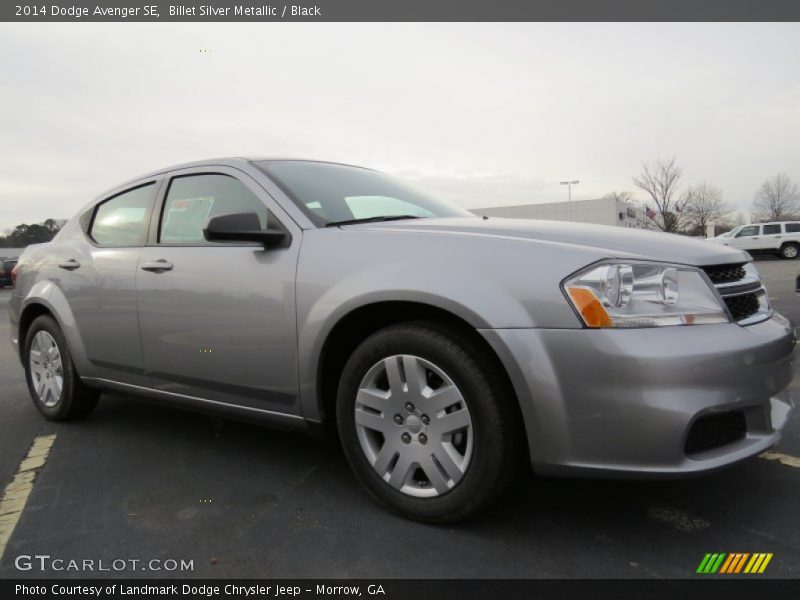 Billet Silver Metallic / Black 2014 Dodge Avenger SE