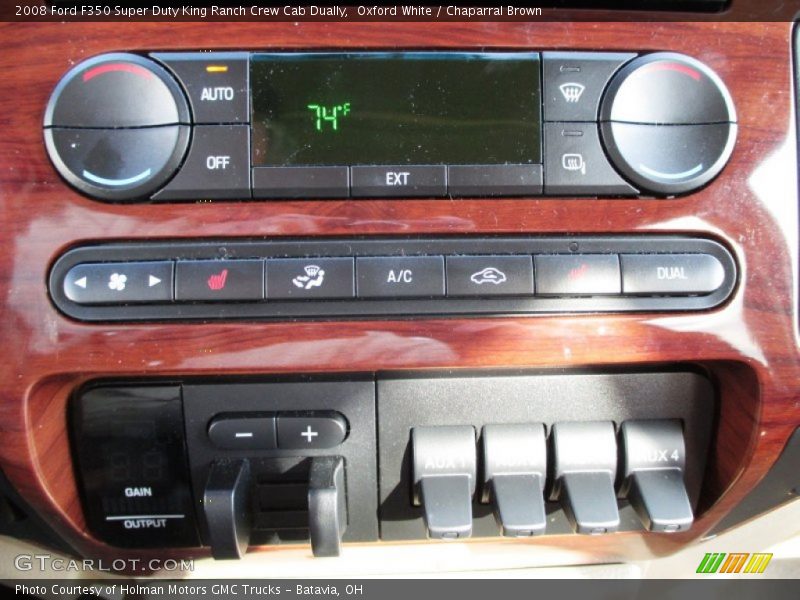 Oxford White / Chaparral Brown 2008 Ford F350 Super Duty King Ranch Crew Cab Dually