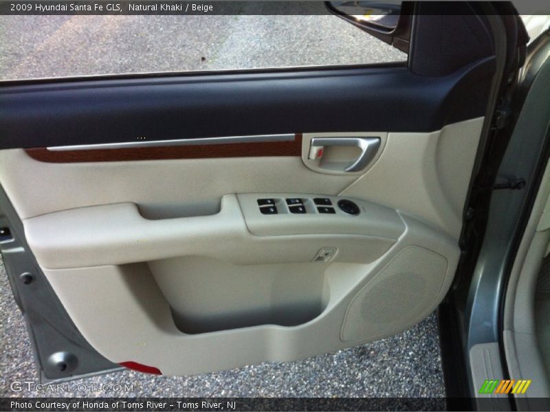 Natural Khaki / Beige 2009 Hyundai Santa Fe GLS