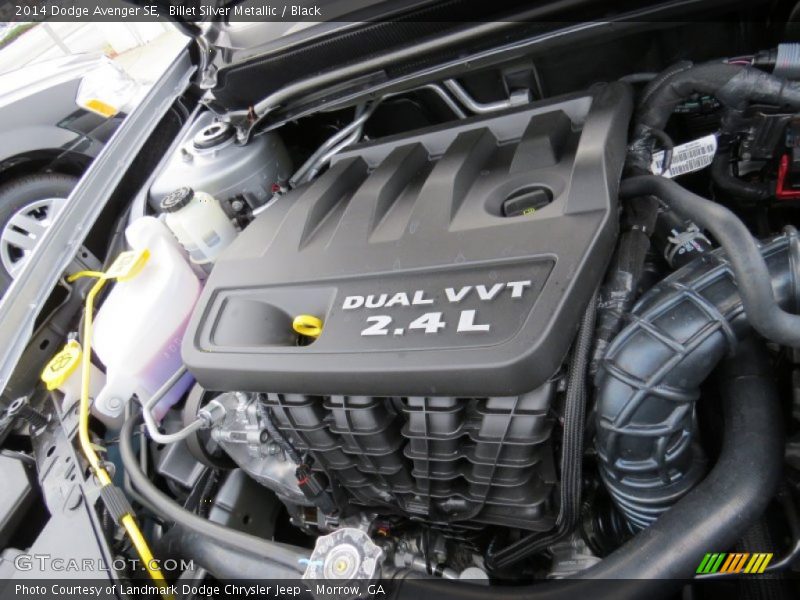 Billet Silver Metallic / Black 2014 Dodge Avenger SE