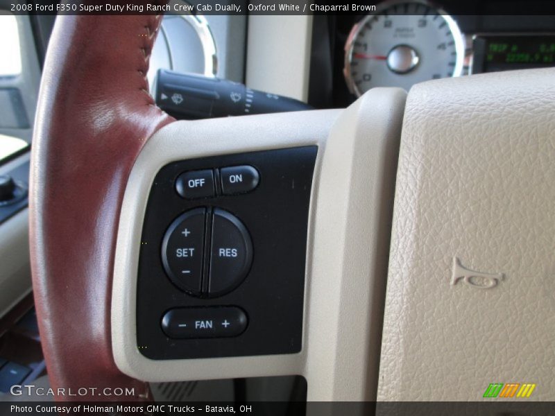 Oxford White / Chaparral Brown 2008 Ford F350 Super Duty King Ranch Crew Cab Dually