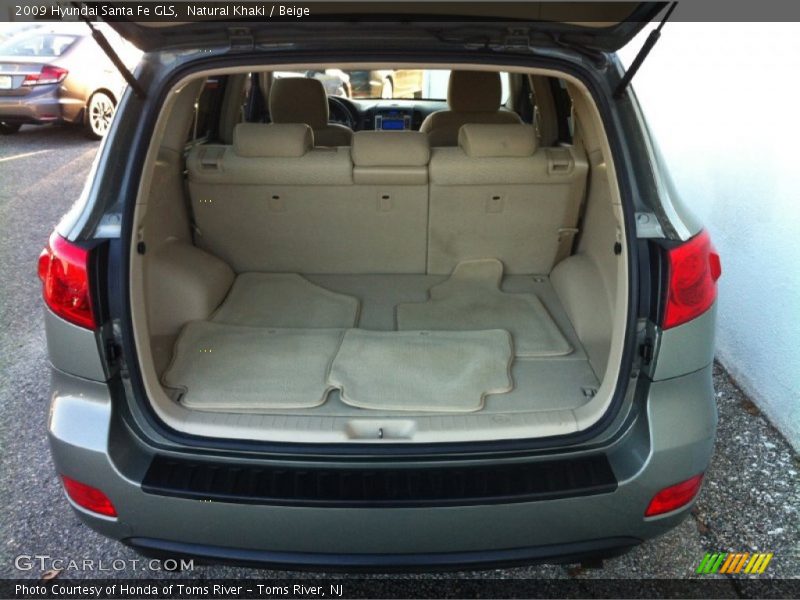 Natural Khaki / Beige 2009 Hyundai Santa Fe GLS