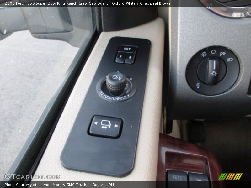 Oxford White / Chaparral Brown 2008 Ford F350 Super Duty King Ranch Crew Cab Dually