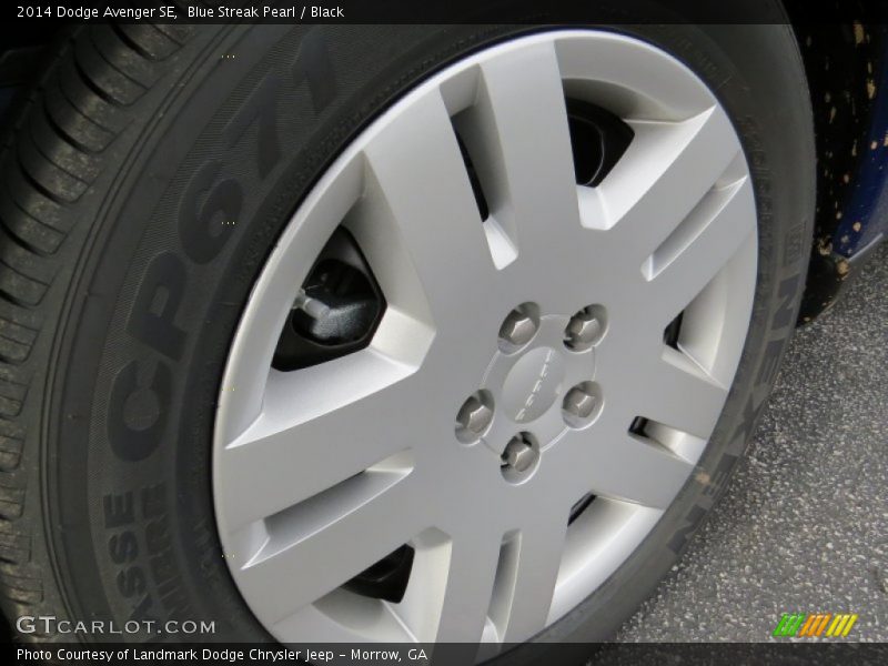 Blue Streak Pearl / Black 2014 Dodge Avenger SE