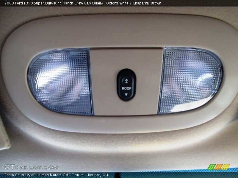 Oxford White / Chaparral Brown 2008 Ford F350 Super Duty King Ranch Crew Cab Dually