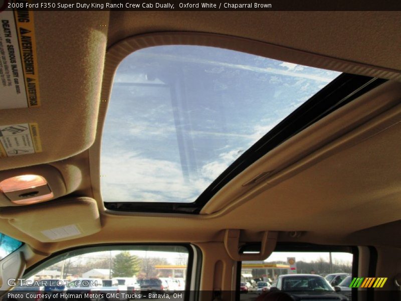 Oxford White / Chaparral Brown 2008 Ford F350 Super Duty King Ranch Crew Cab Dually
