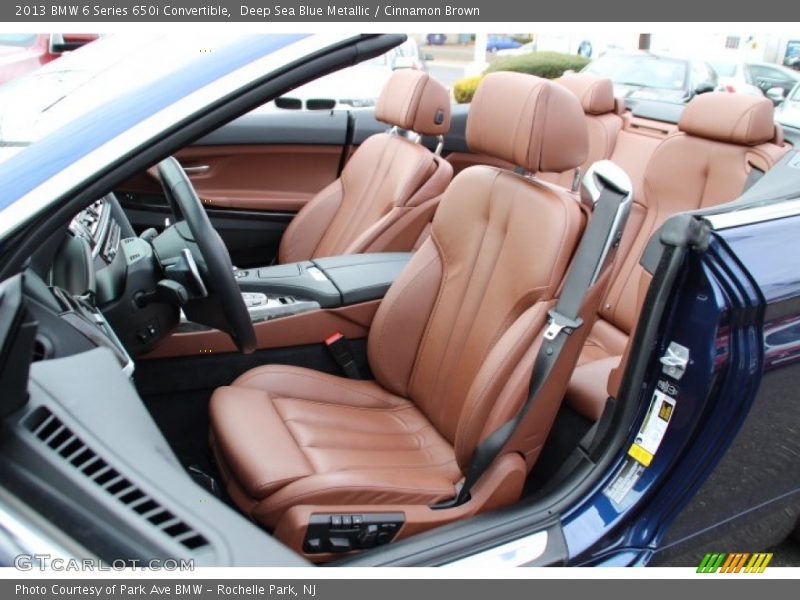 Front Seat of 2013 6 Series 650i Convertible