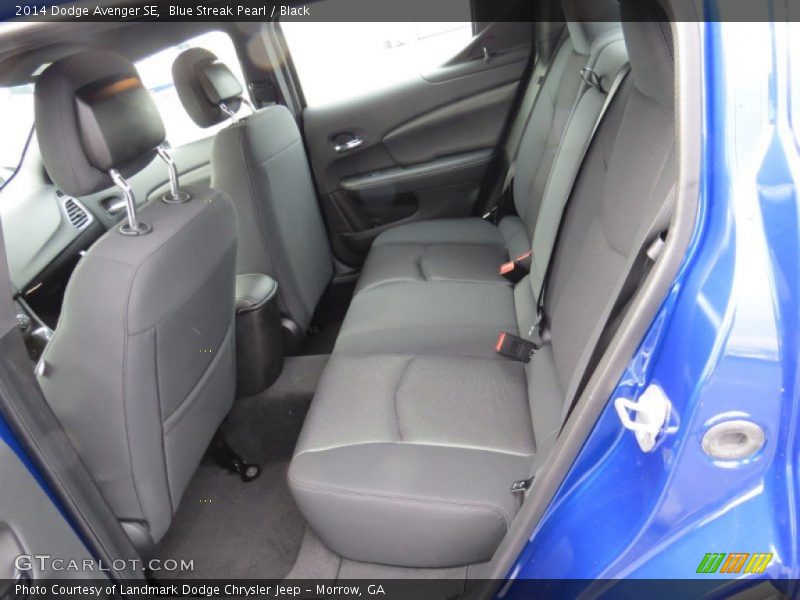 Blue Streak Pearl / Black 2014 Dodge Avenger SE