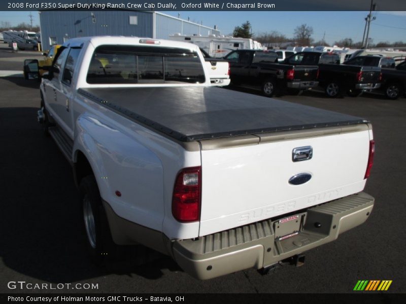 Oxford White / Chaparral Brown 2008 Ford F350 Super Duty King Ranch Crew Cab Dually