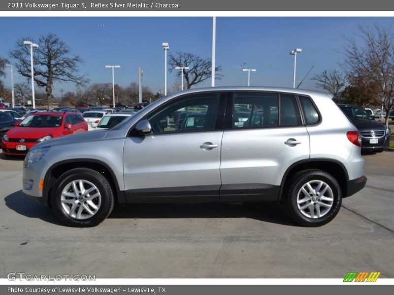 Reflex Silver Metallic / Charcoal 2011 Volkswagen Tiguan S