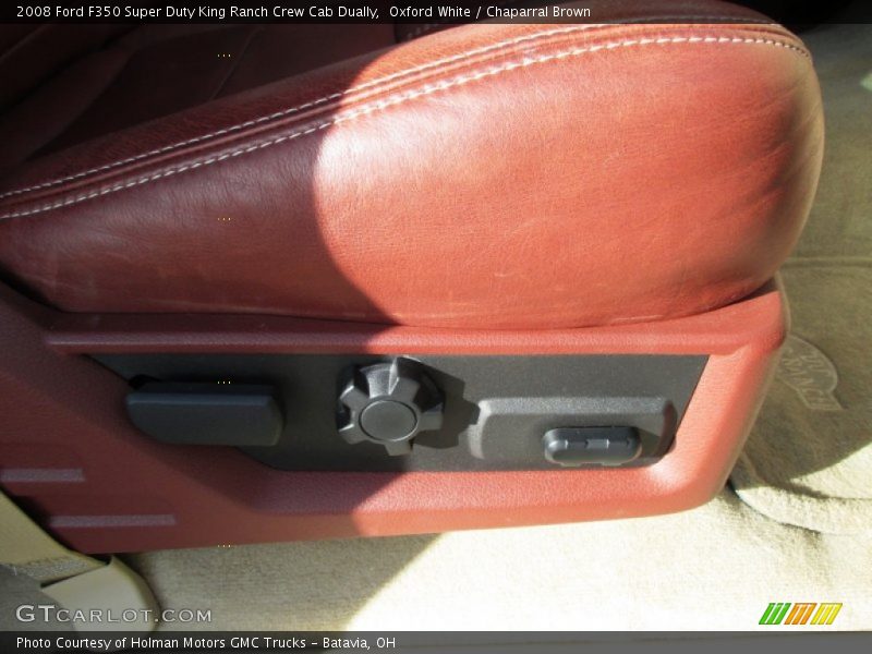 Oxford White / Chaparral Brown 2008 Ford F350 Super Duty King Ranch Crew Cab Dually