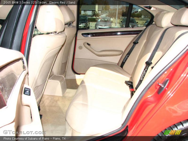 Electric Red / Sand 2005 BMW 3 Series 325i Sedan