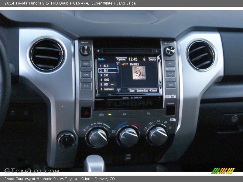 Super White / Sand Beige 2014 Toyota Tundra SR5 TRD Double Cab 4x4