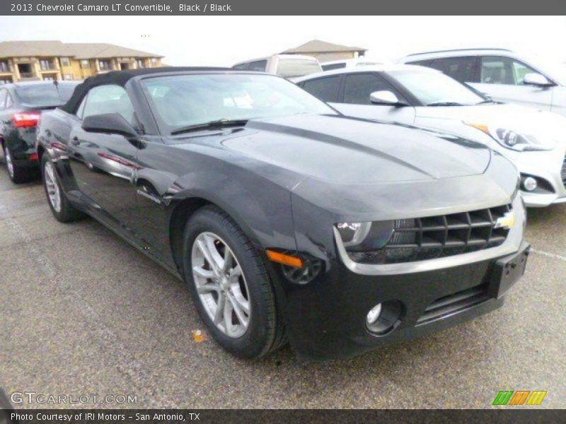 Black / Black 2013 Chevrolet Camaro LT Convertible