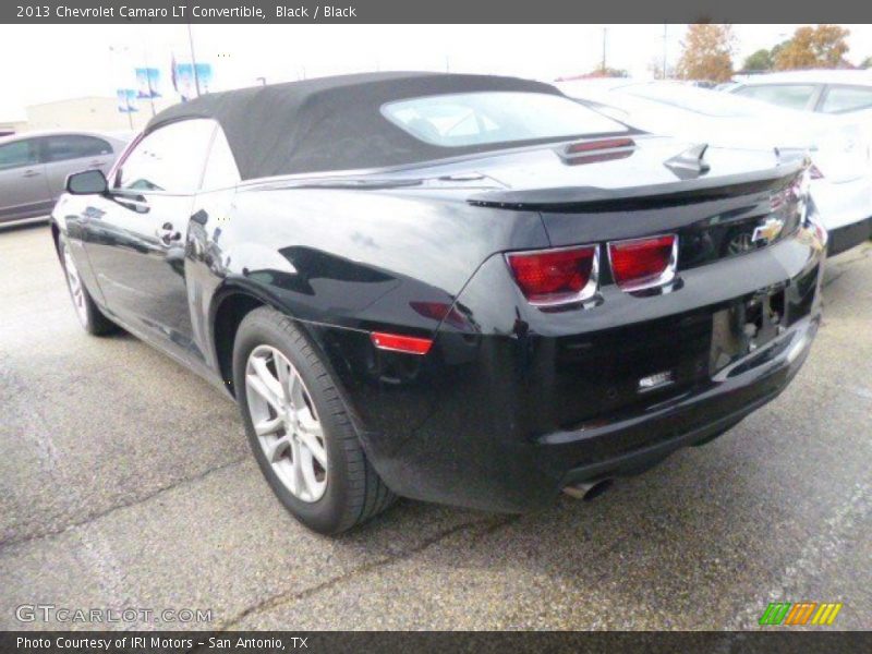 Black / Black 2013 Chevrolet Camaro LT Convertible