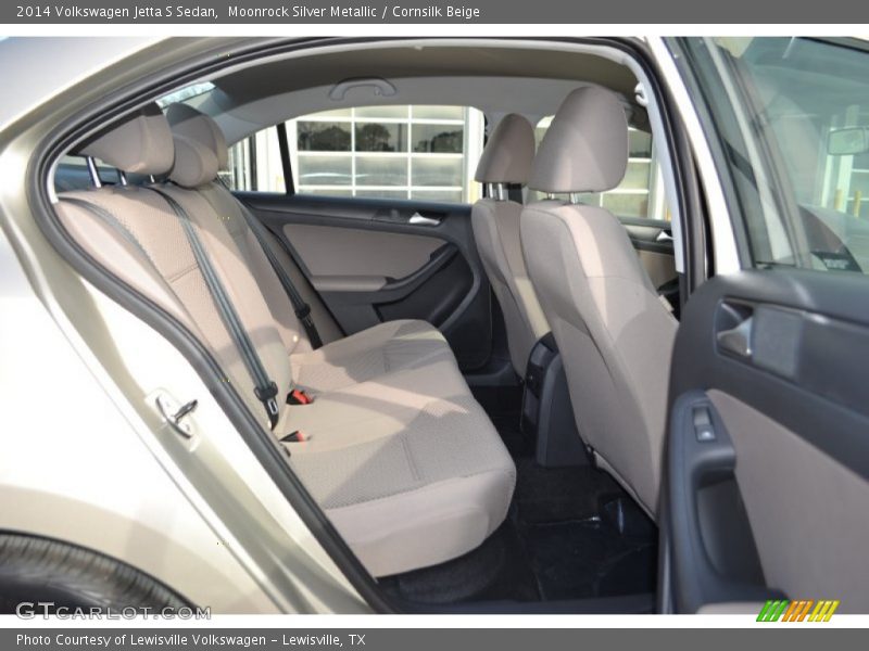 Moonrock Silver Metallic / Cornsilk Beige 2014 Volkswagen Jetta S Sedan