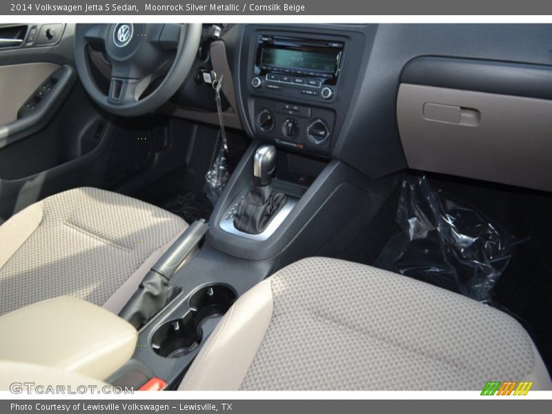 Moonrock Silver Metallic / Cornsilk Beige 2014 Volkswagen Jetta S Sedan