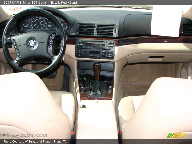 Electric Red / Sand 2005 BMW 3 Series 325i Sedan