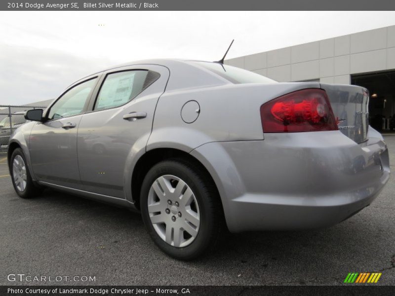 Billet Silver Metallic / Black 2014 Dodge Avenger SE