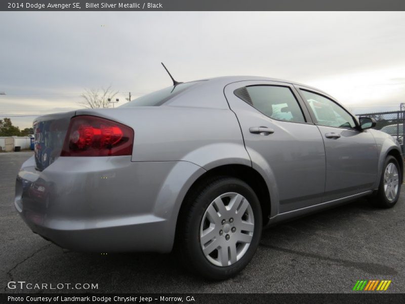 Billet Silver Metallic / Black 2014 Dodge Avenger SE