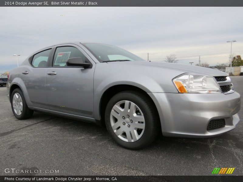 Billet Silver Metallic / Black 2014 Dodge Avenger SE