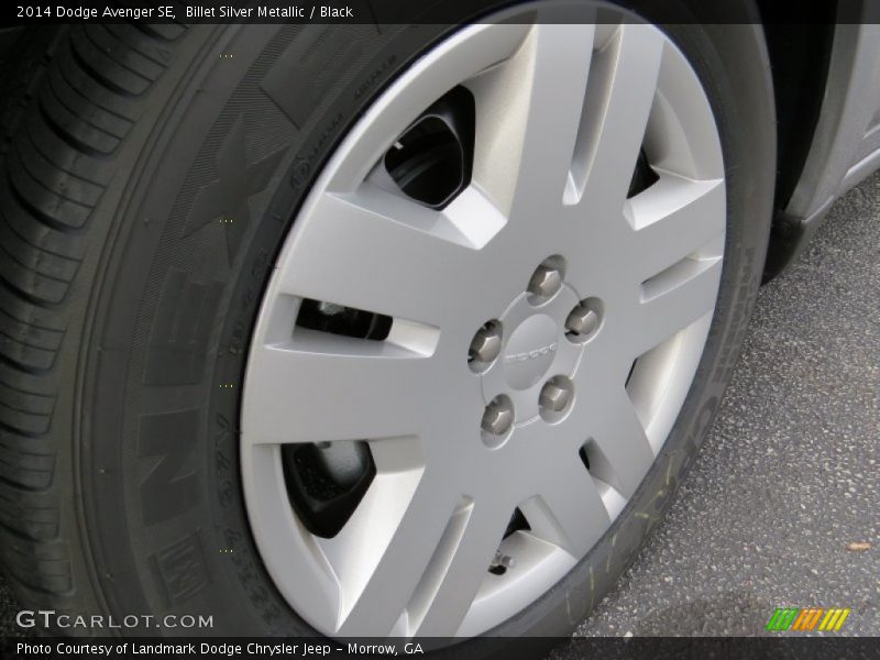 Billet Silver Metallic / Black 2014 Dodge Avenger SE