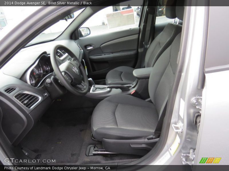 Billet Silver Metallic / Black 2014 Dodge Avenger SE