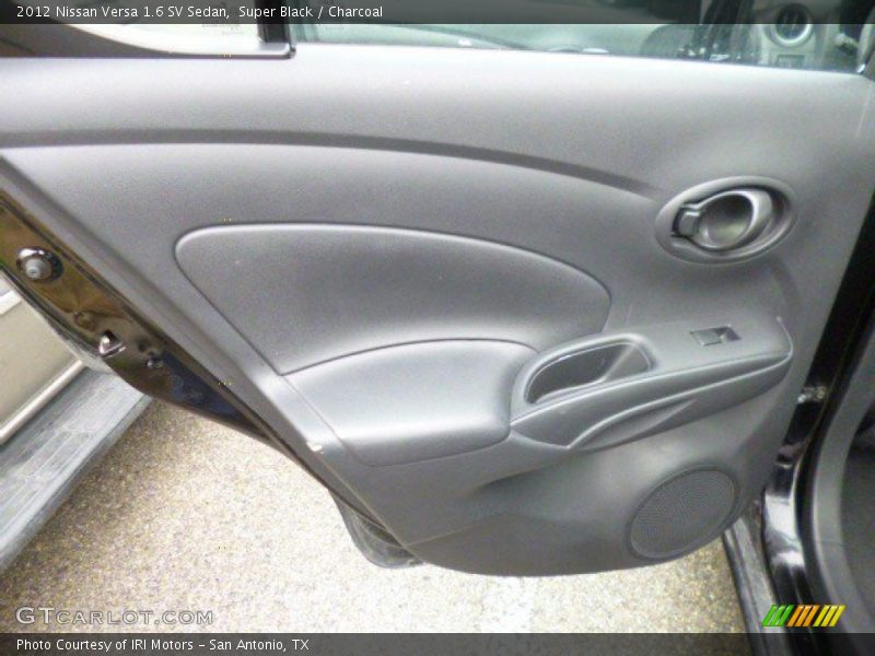 Super Black / Charcoal 2012 Nissan Versa 1.6 SV Sedan