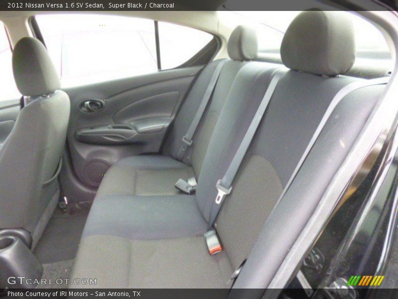 Super Black / Charcoal 2012 Nissan Versa 1.6 SV Sedan