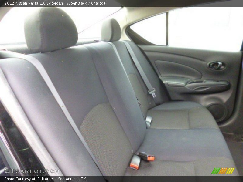 Super Black / Charcoal 2012 Nissan Versa 1.6 SV Sedan