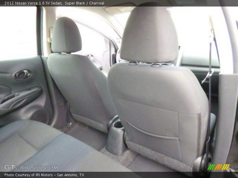 Super Black / Charcoal 2012 Nissan Versa 1.6 SV Sedan